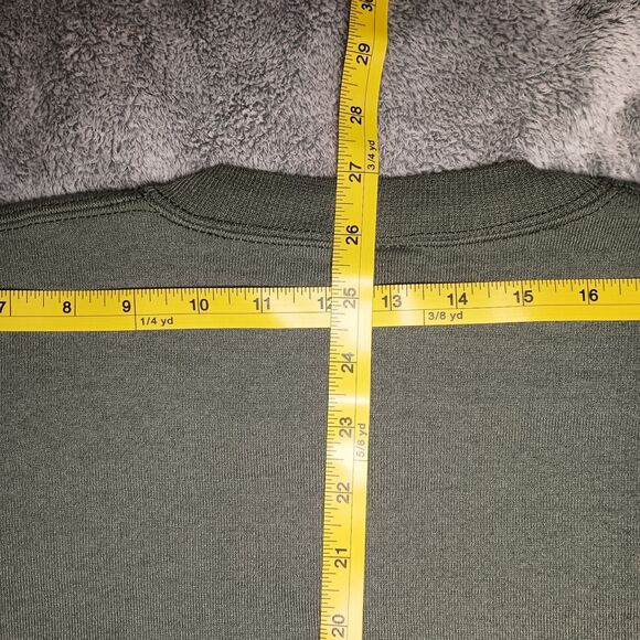 Vintage 90s BLANK RUSSELL ATHLETIC Crewneck Sweatshirt X-Large Green Made In Usa - Picture 5 of 16